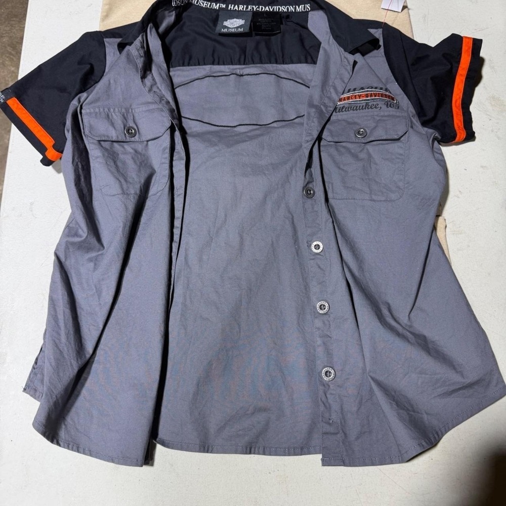 Harley Davidson Museum Mechanic Work Shirt